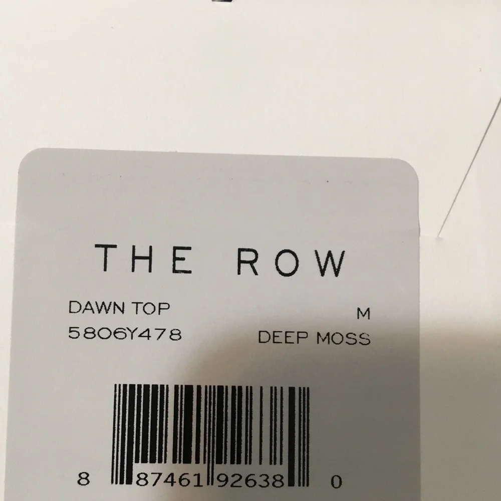 The Row 100% Merino Wool Vest Down Top Deep Moss s2. - Picture 12 of 16